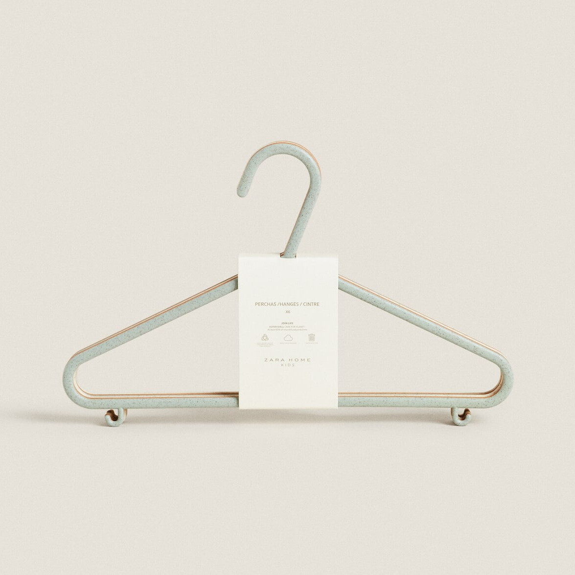 

Набор детских вешалок для одежды Zara Home Pastel Colours, 6 шт