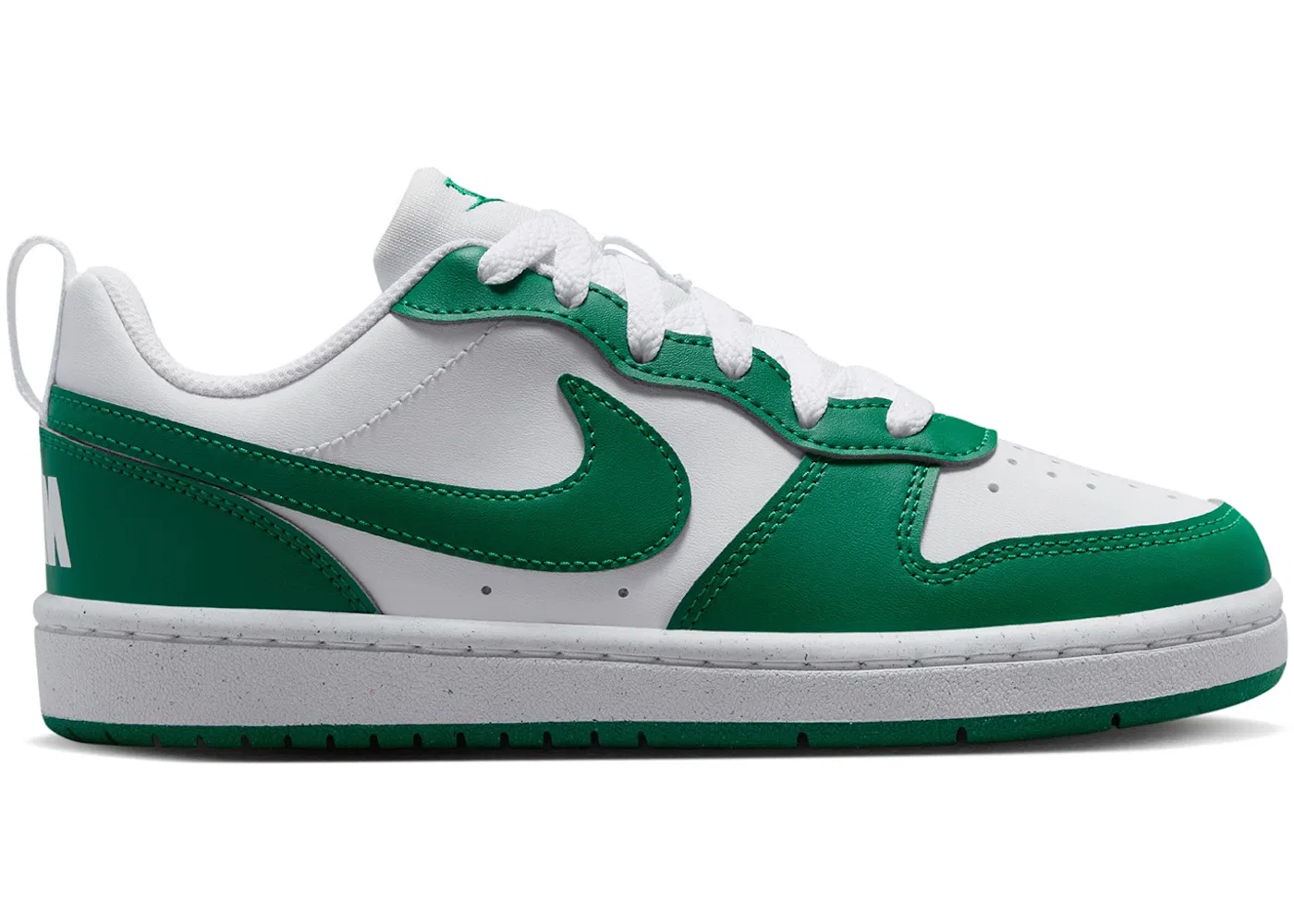 Детские кроссовки с низким силуэтом Nike Court Borough Low Recraft, White/Malachite/White/Malachite
