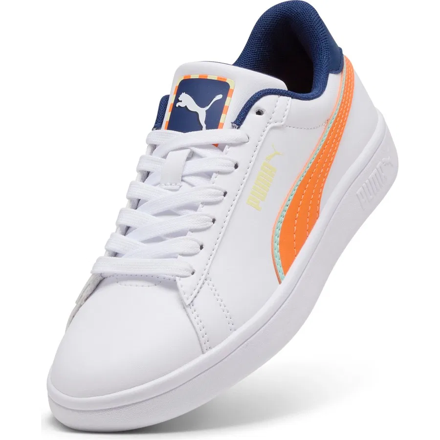 Детские кроссовки Puma Smash 3.0 Playdate Jr, Белый — фото 3
