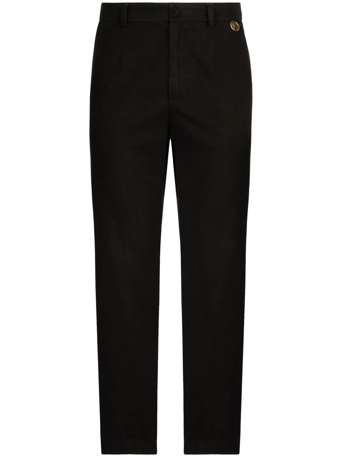Брюки сPrasmpt Button Front Dolce & Gabbana, черный