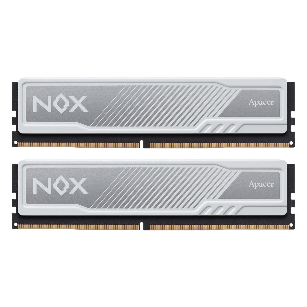 

Оперативная память Apacer NOX DDR4, 32 Гб (2 х 16 Гб), CL16, 3200 МГц, белый