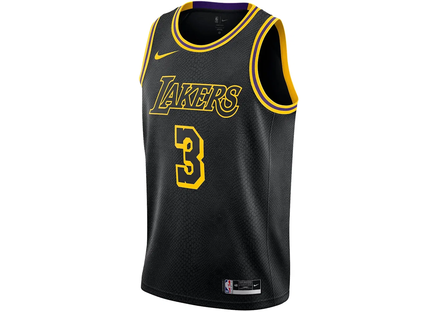 Мужская баскетбольная джерси с принтом Jersey Nike, Black