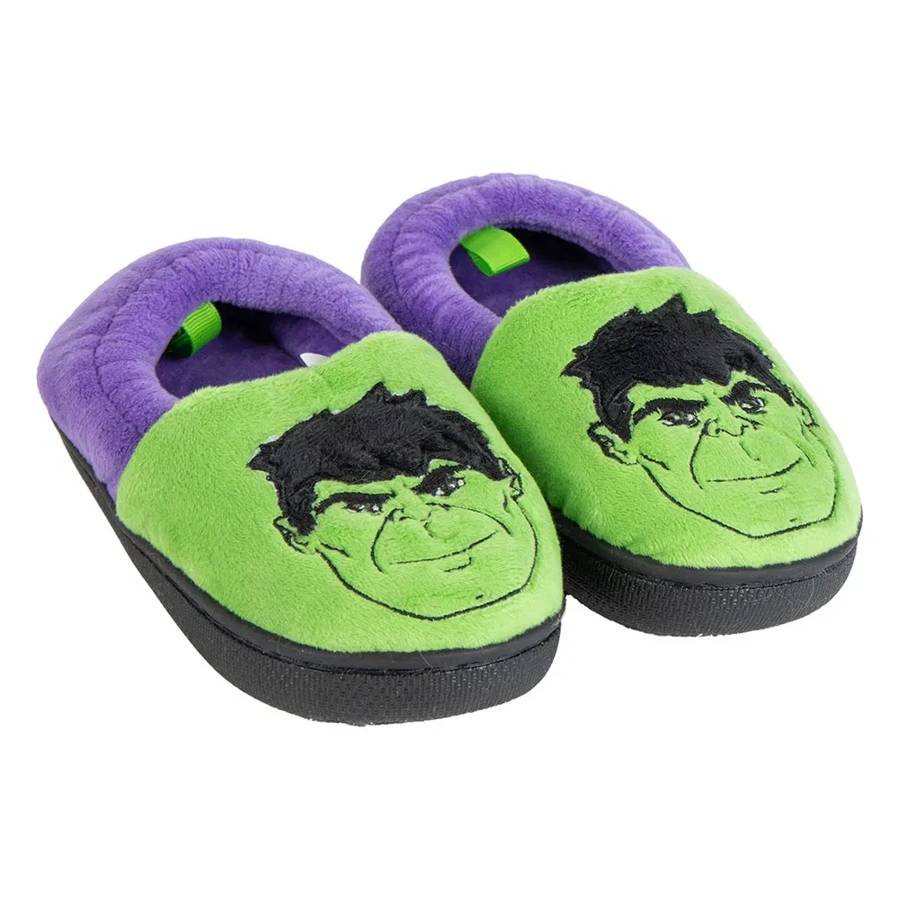Детские тапочки с принтом Disney Avengers Hulk Disney, Green