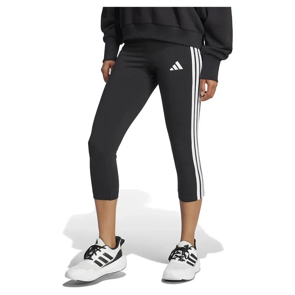 Леггинсы 3/4 Adidas 3 Stripes Adidas, черный