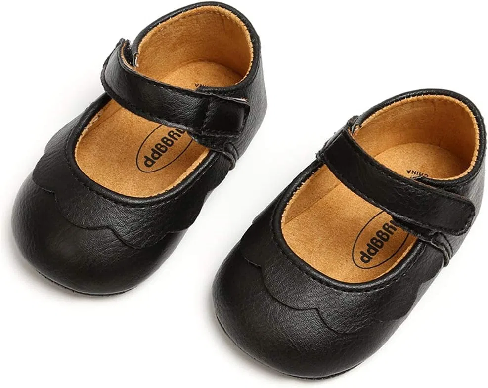 Детские туфли Мэри Джейн для девочек Timatego, Black — фото 4