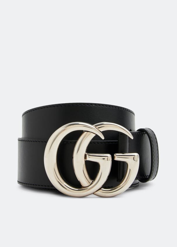 

Ремень GUCCI GG Marmont wide belt, черный