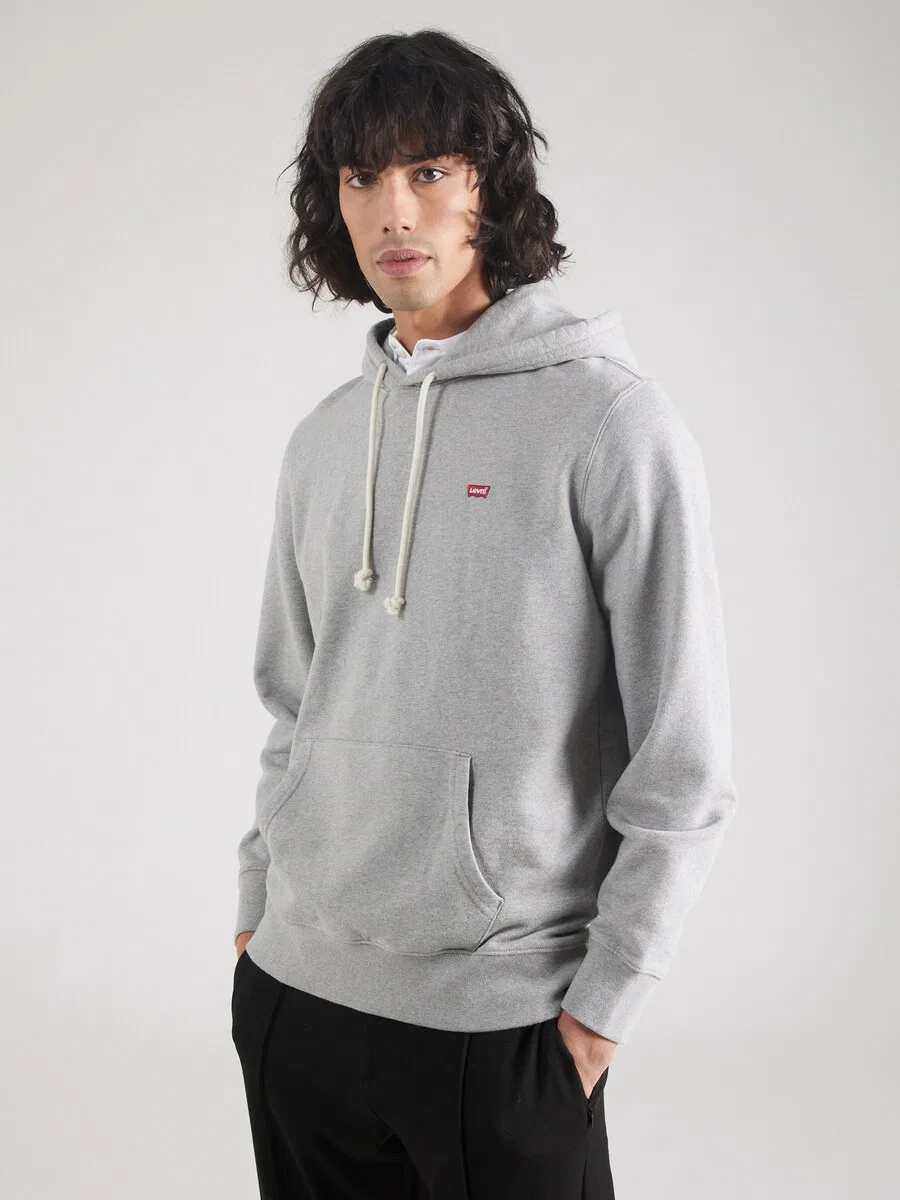 Толстовка LEVI'S Regular fit 'Original Housemark Hoodie' в серо-пятнистом цвете — фото 3