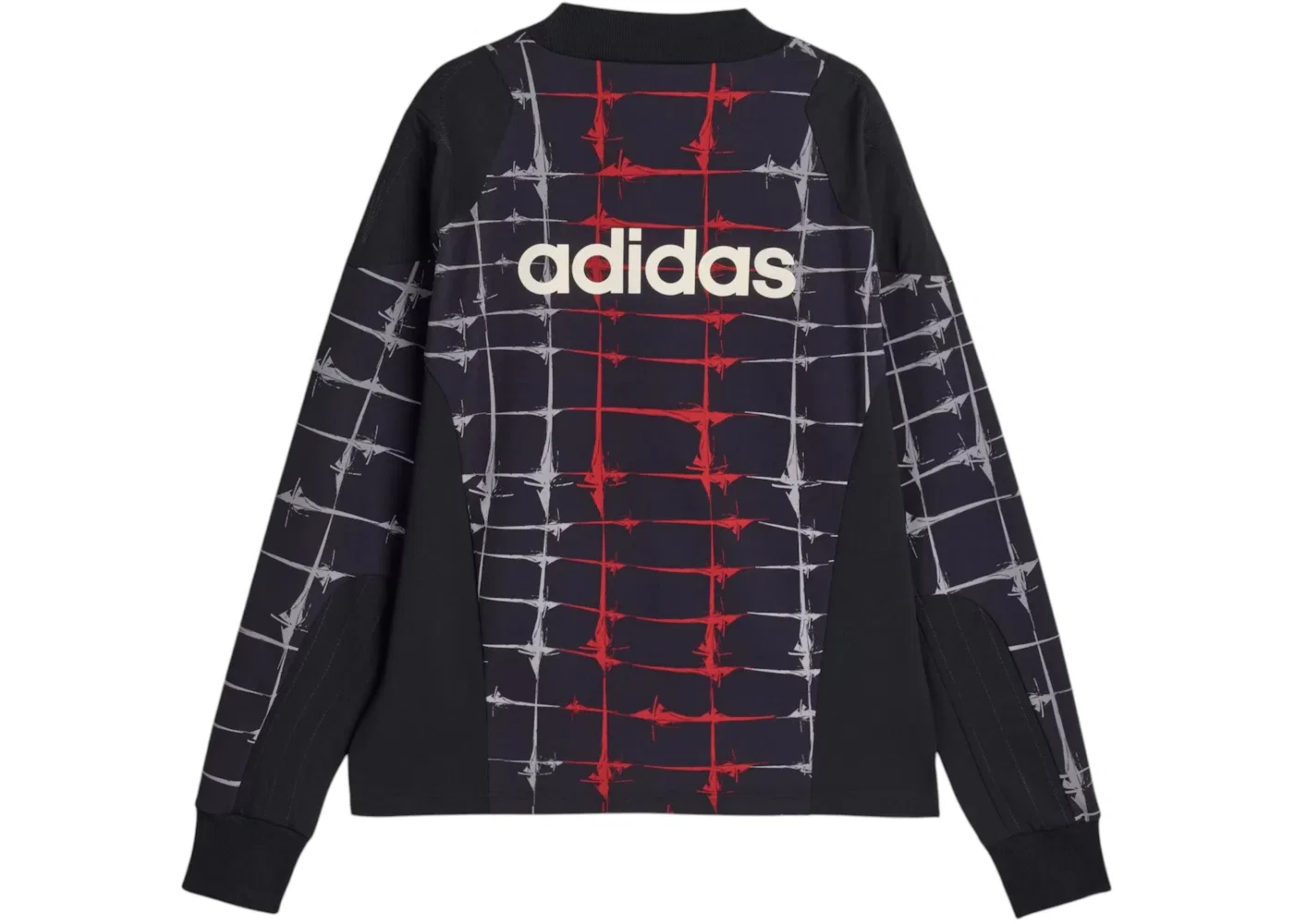 Мужская футболка с длинным рукавом Adidas x Thug Club Goalie L/S T-shirt, Black — фото 2