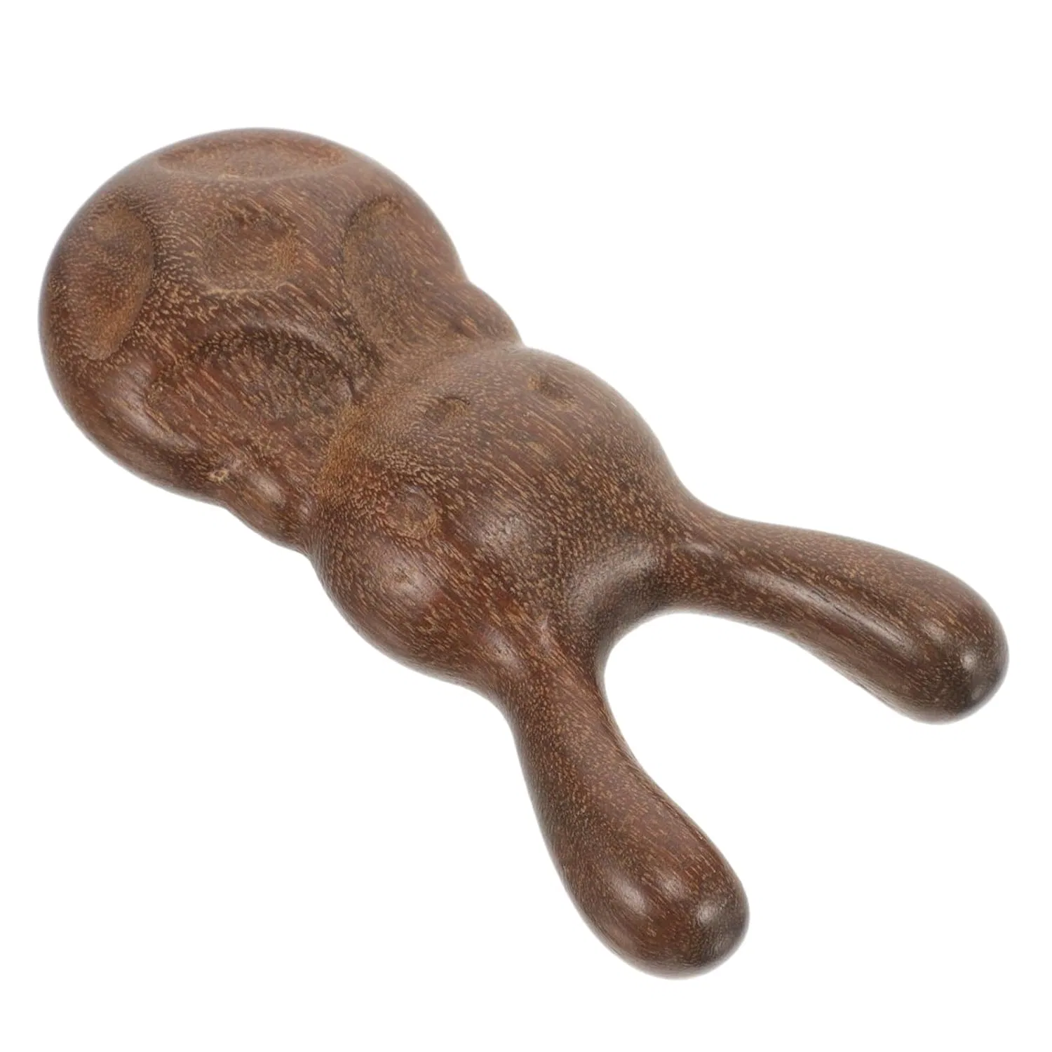 Массажер Gua Sha, Zerodeko, 1 шт, 8x4x1.5 см, Коричневый