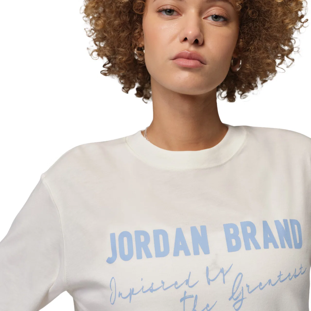 Футболка женская Brooklyn GFX Jordan, цвет Sail/Black
