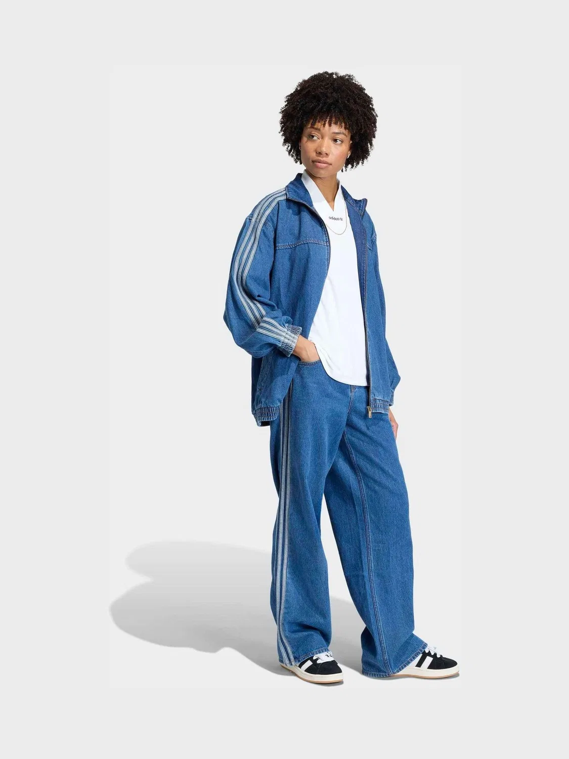Трек-топ Firebird Adilenium, adidas Originals, синий — фото 3