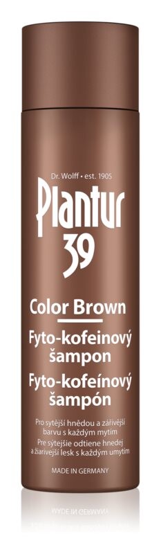 

Шампунь с кофеином для волос в оттенках коричневого Plantur 39 Color Brown
