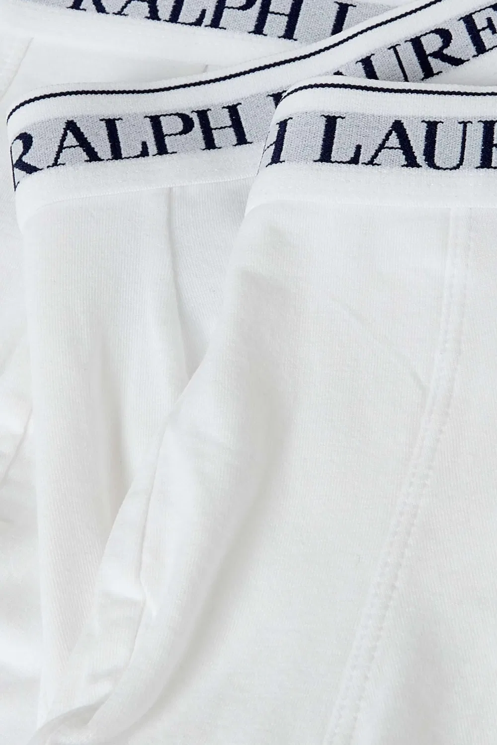 Трусы-боксеры хлопковые комплект из 3 штук Classic Logo Polo Ralph Lauren, белый — фото 2