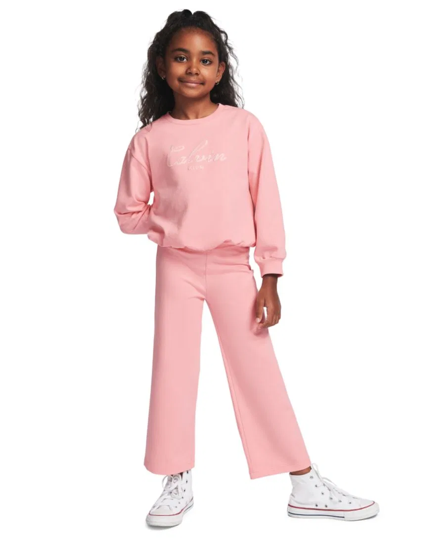 Комплект из свитшота и брюк Calvin Klein, Pink