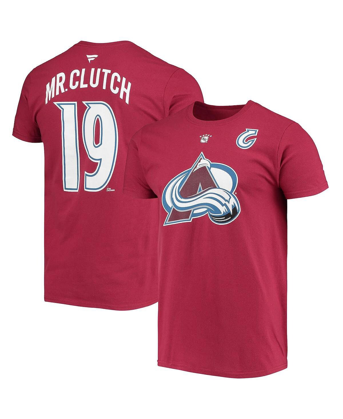 

Мужская фирменная футболка joe sakic burgundy colorado avalanche authentic stack отставной игрок с псевдонимом и номером Fanatics