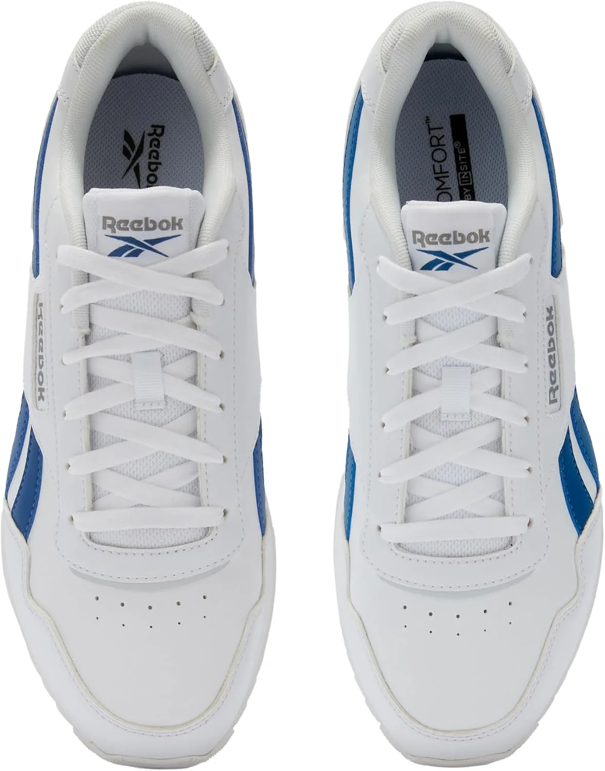 Кроссовки Reebok Unisex Glide Ripple Clip, белый/синий — фото 4
