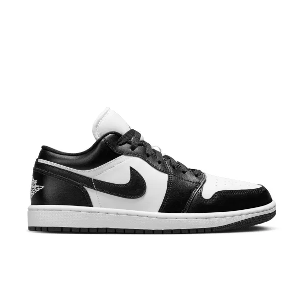 Детские винтажные баскетбольные кроссовки с низким верхом Black White Jordan — фото 3
