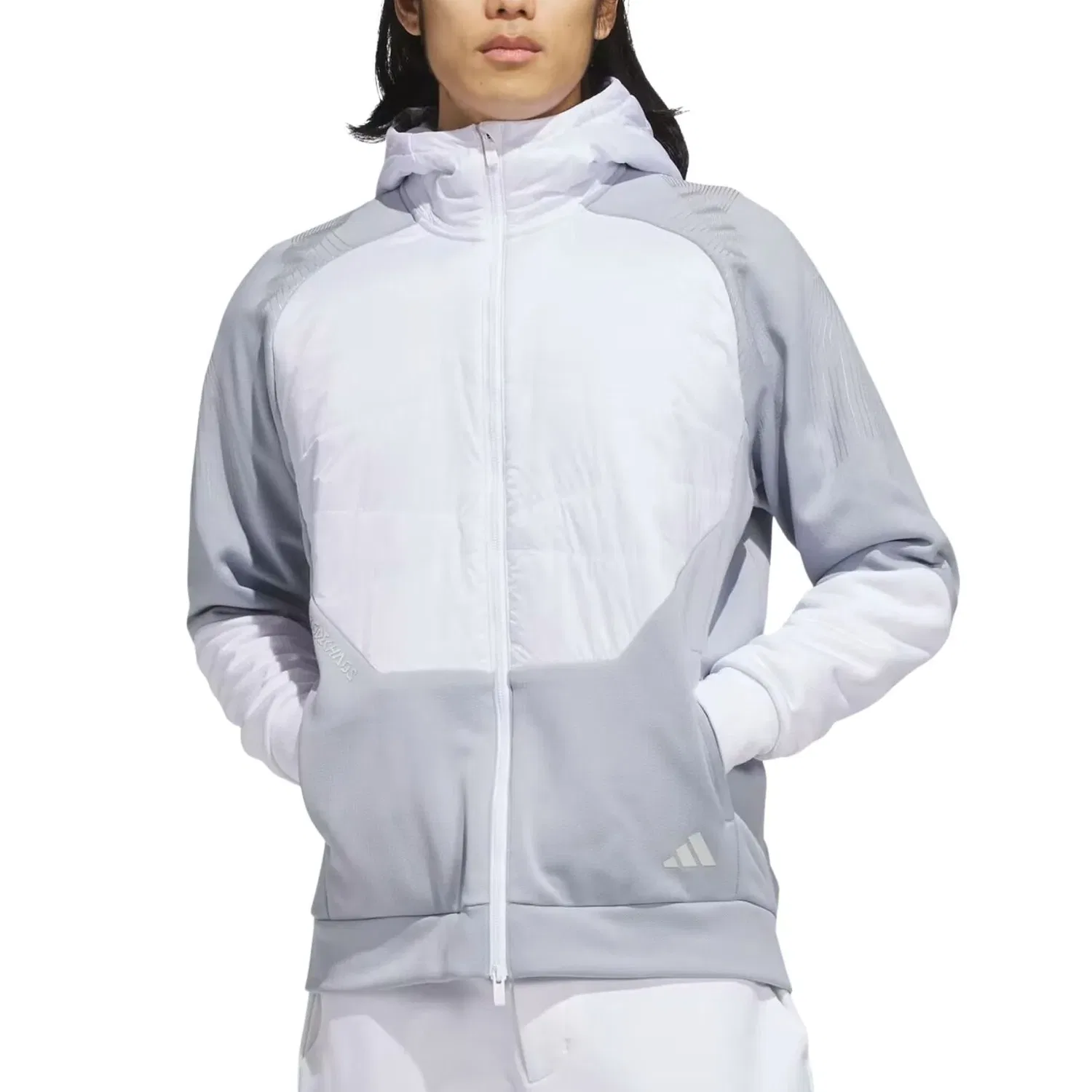 Мужская куртка Codechaos Insulated Hybrid Jacket Asia Sizing 'Halo Silver' adidas, Halo Silver — фото 2