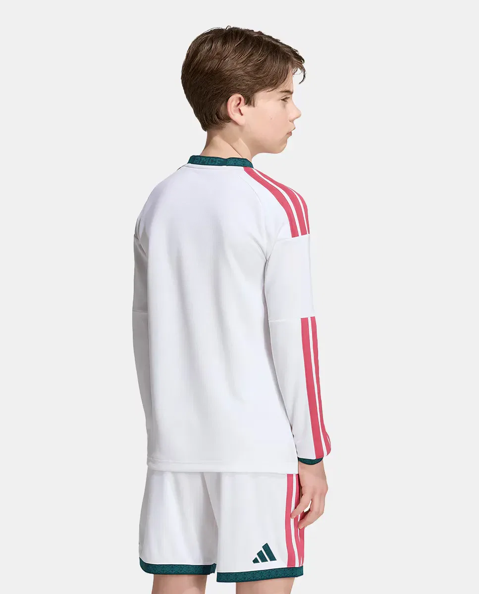 Детская футболка с длинным рукавом Real Madrid CF 2026-2027 LS adidas, Blanco — фото 4