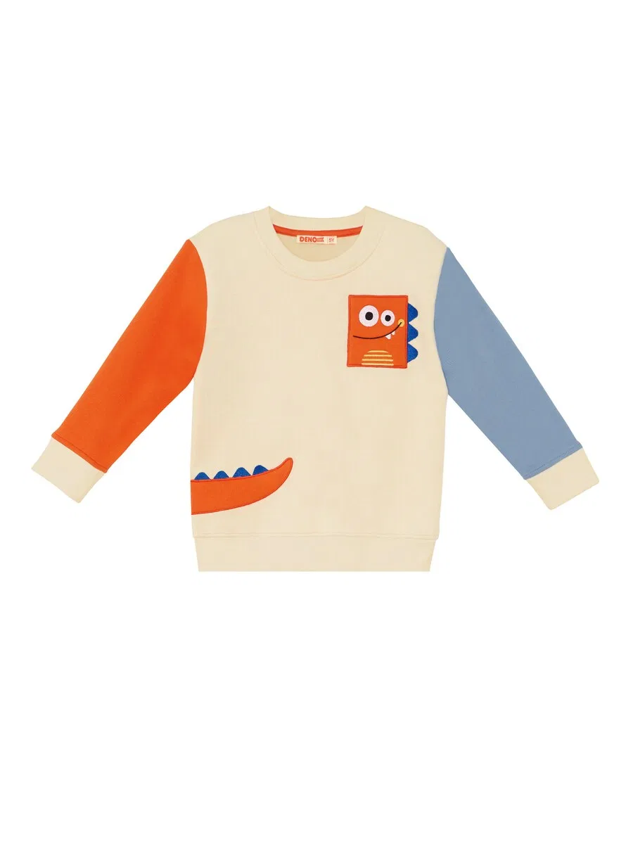 Рубашка Denokids 'CFF-24S1-029' бежевого цвета — фото 2
