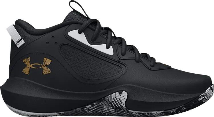 

Кроссовки Under Armour Lockdown 6 Black Metallic Gold, черный