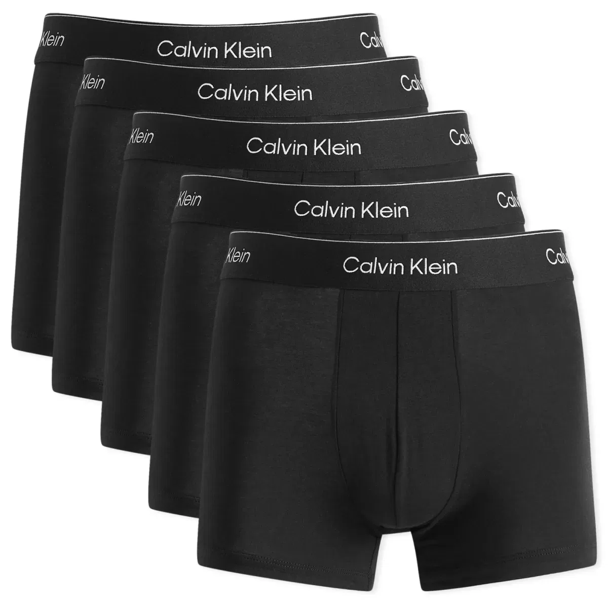 Комплект трусов Calvin Klein Icon Cotton Stretch, 5 шт, Black