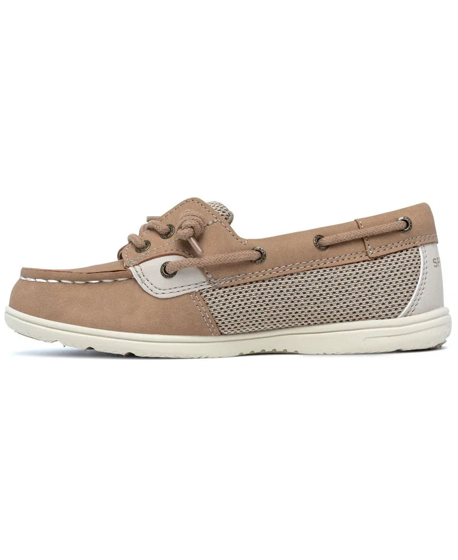 Детские туфли-лодочки Shoresider Boat Shoe Sperry, Linen — фото 4