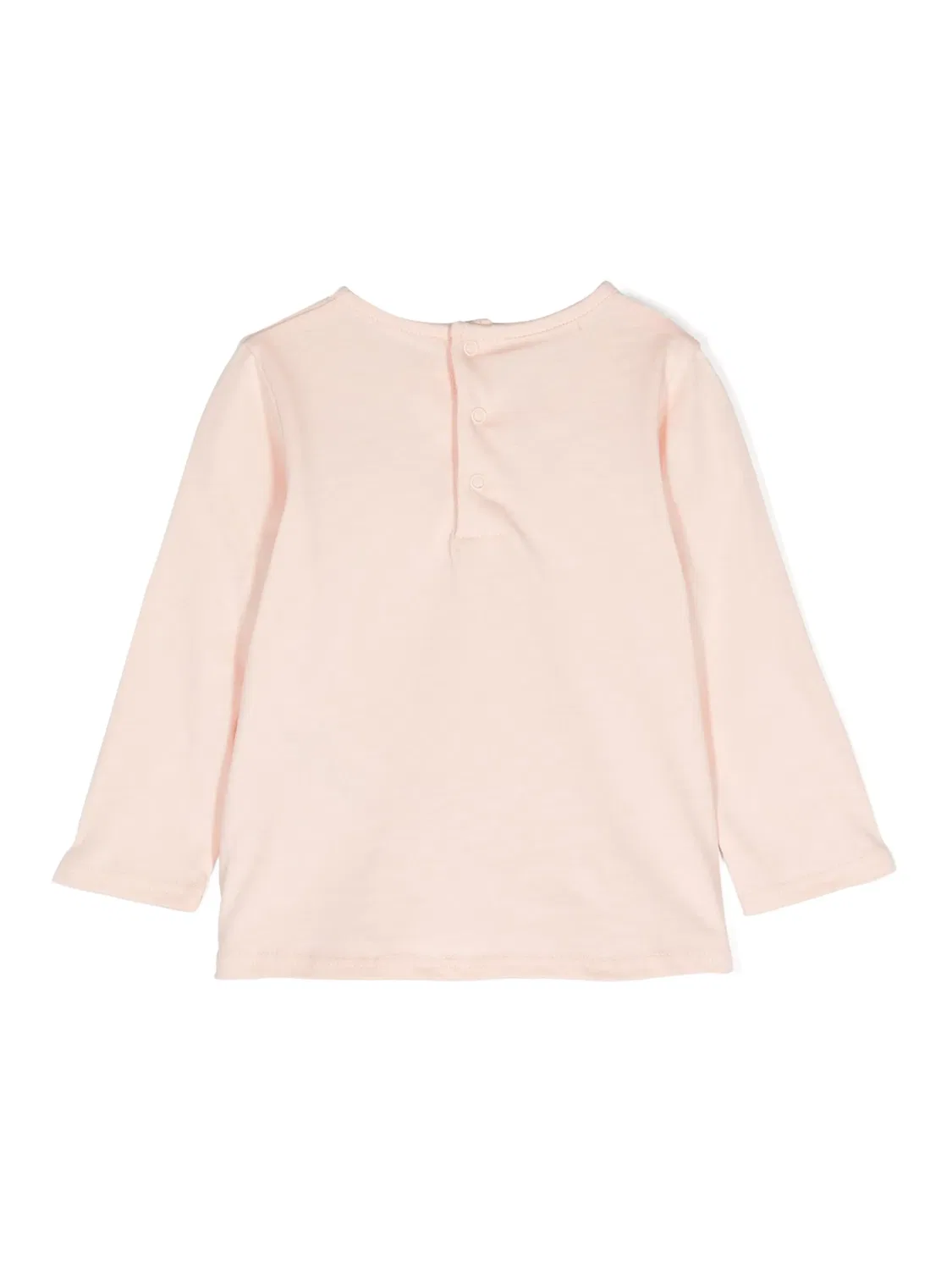Футболка из органического хлопка с вышитым логотипом Chloé, светло-розовый — фото 2