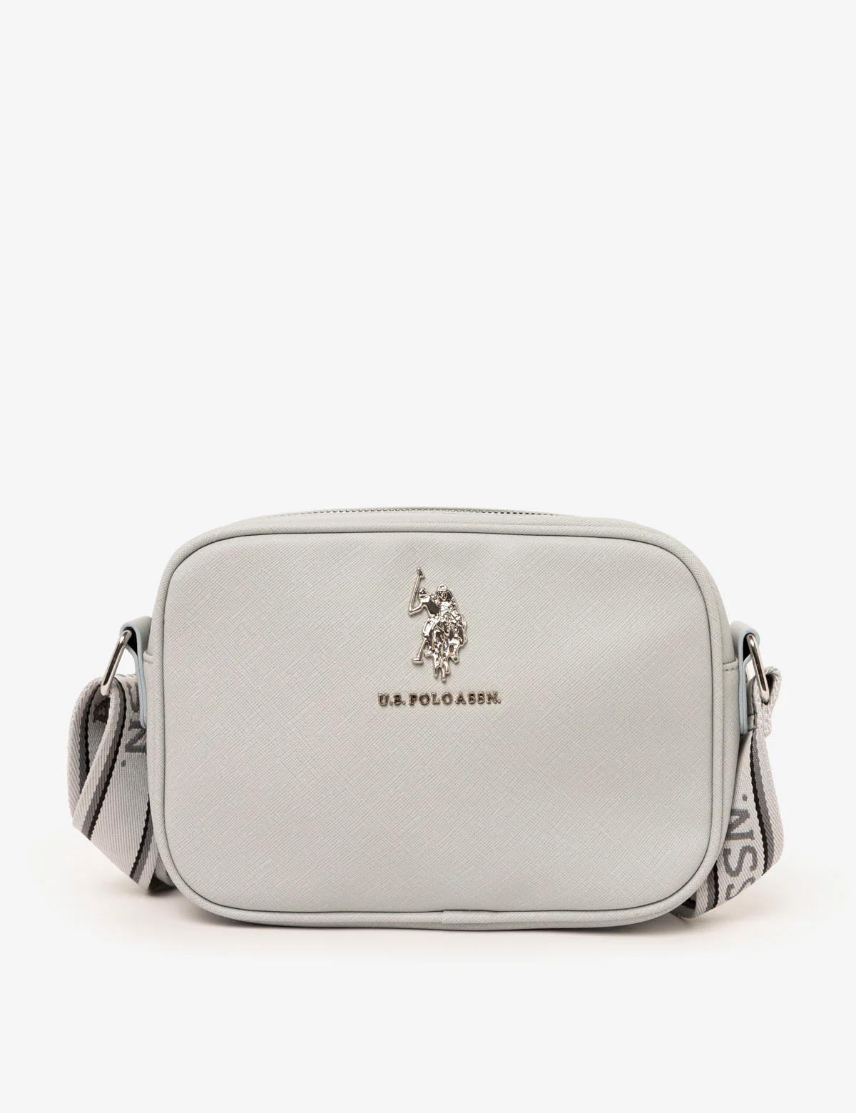 

Сумка U.S. Polo Assn Classic Zip Crossbody, светло-серый