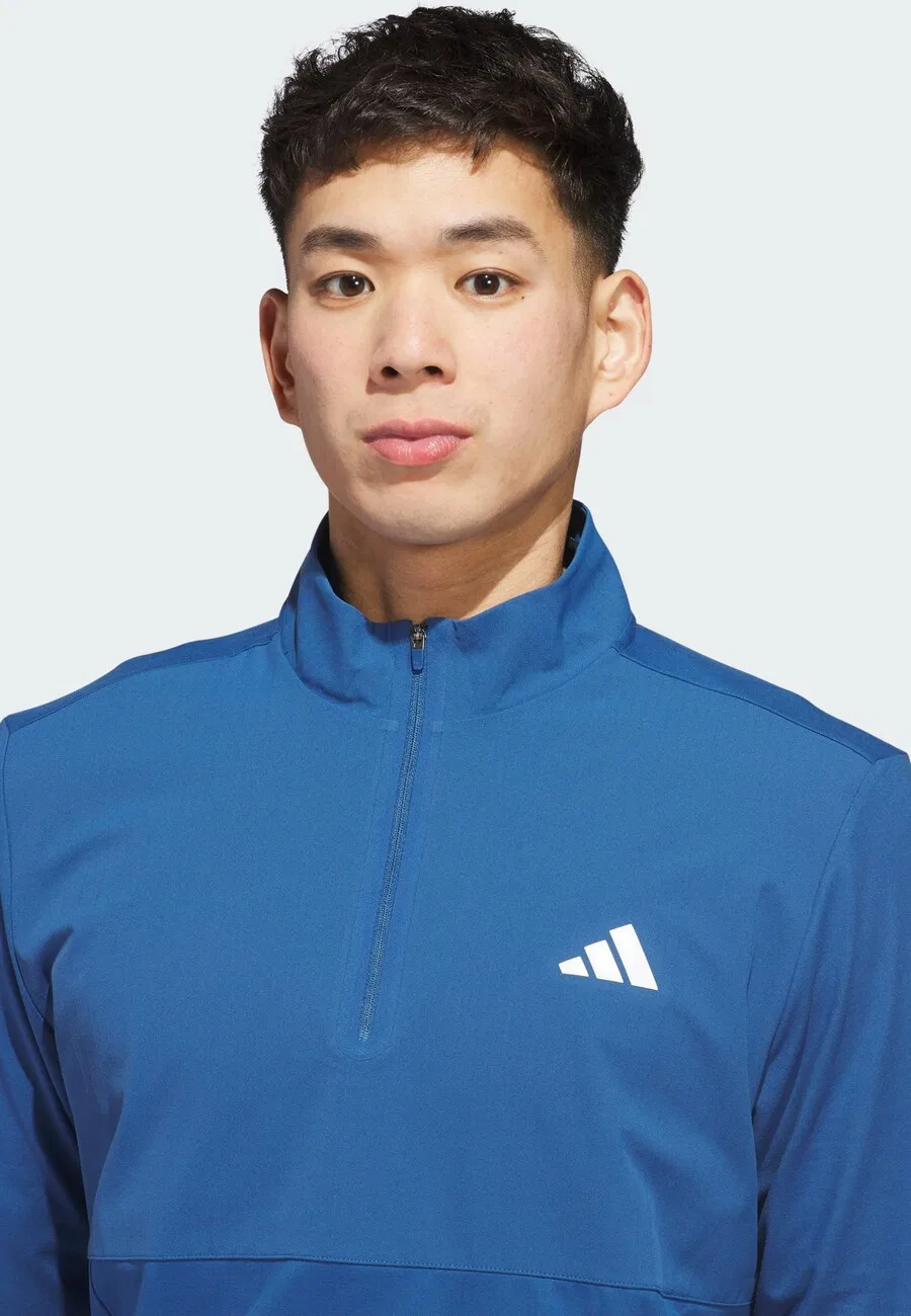 Спортивная толстовка ADIDAS PERFORMANCE 'Ultimate365 Tour Quarter-Zip' темно-синего цвета — фото 4