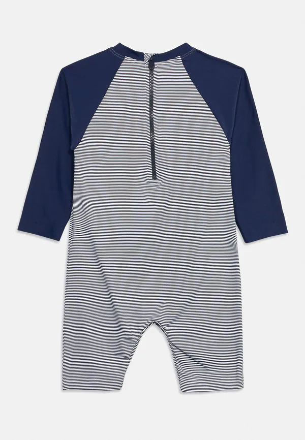 Комбинированный купальник унисекс с защитой от уф-излучения Petit Bateau, Soir/Marshmallow — фото 2