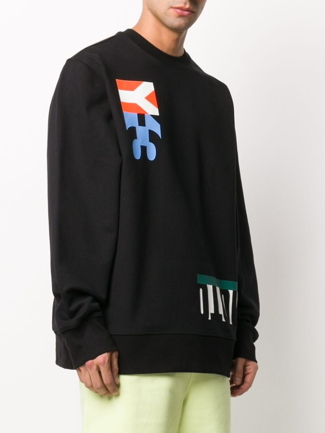 Y-3 толстовка M-cut с графичным принтом, черный — фото 2