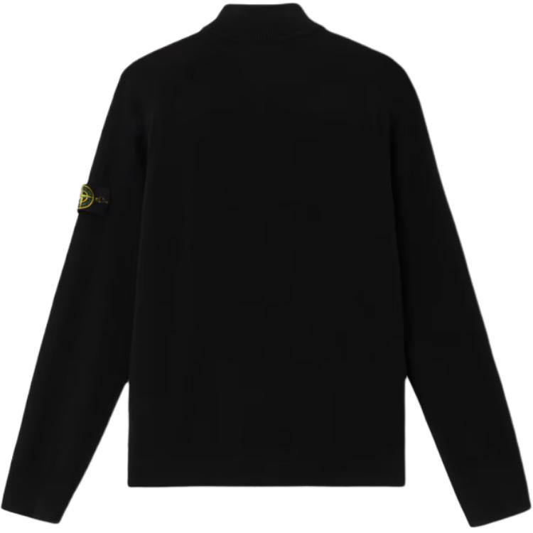 Трикотажный свитер мужской STONE ISLAND, черный — фото 3