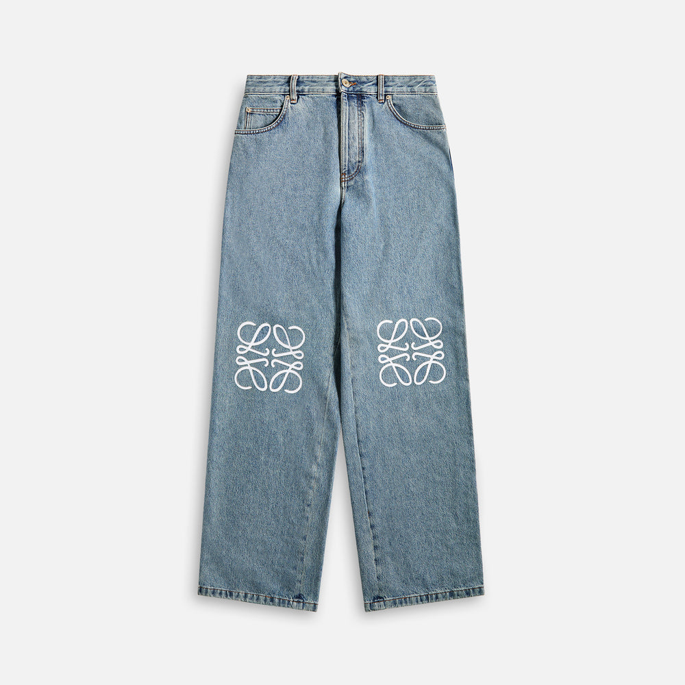

Брюки Loewe Anagram Baggy Jeans, синий
