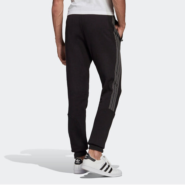 Спортивные штаны adidas originals Sprt Sweatpants Casual Sports Knit Bundle Feet Long Pants Black, черный — фото 3