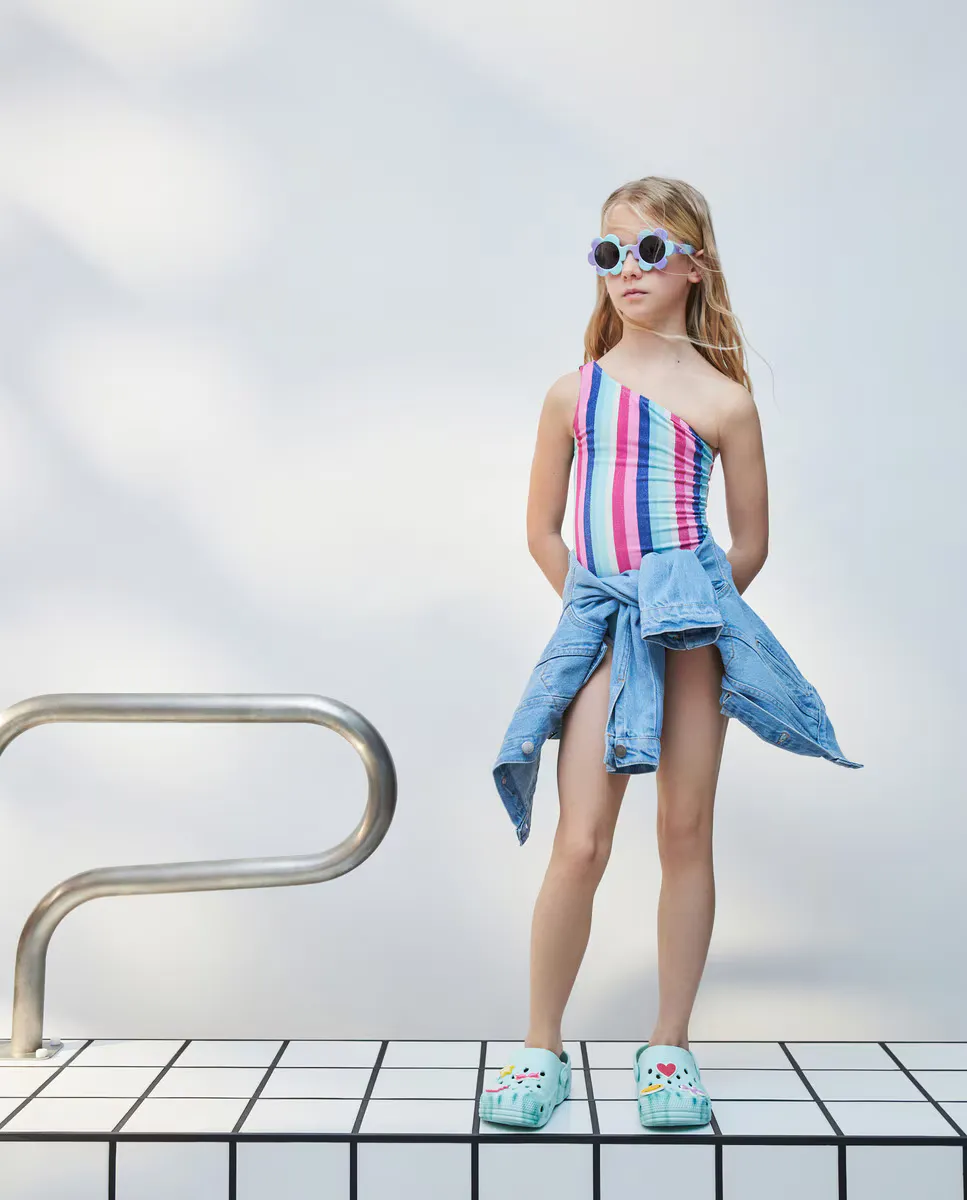 

Коллекция полосатых купальников для девочек Kids El Corte Inglés, мультиколор