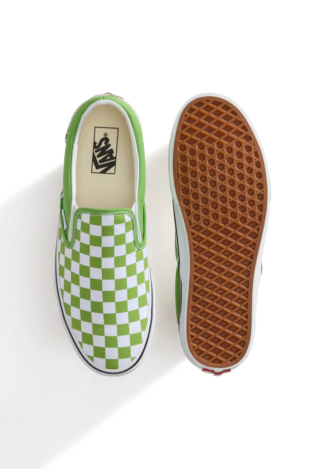 Слипоны 'Classic' Vans, Lime — фото 3