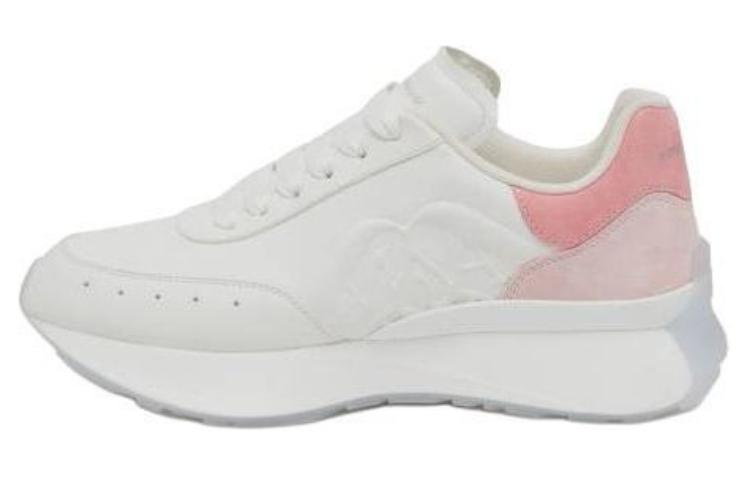 Кроссовки Sprint Runner Low-Top женские Alexander McQueen, бело-розовые
