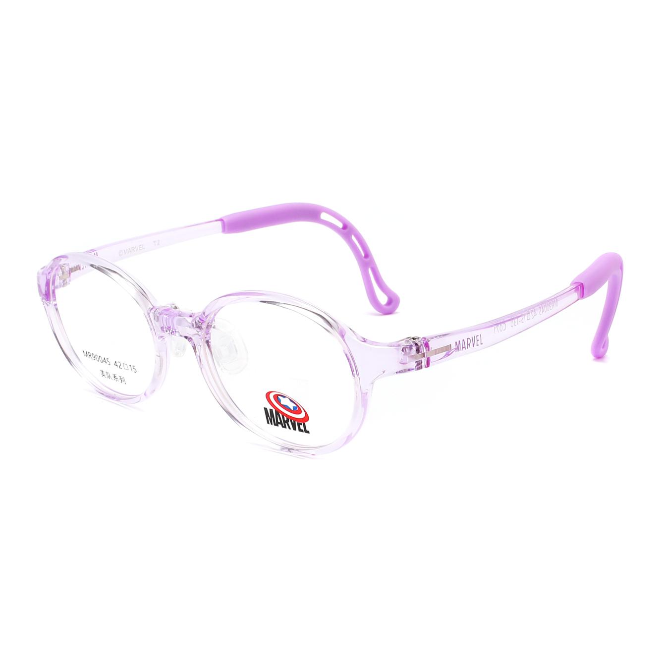 

MARVEL Пластиковая круглая оправа для очков детская, Transparent Purple