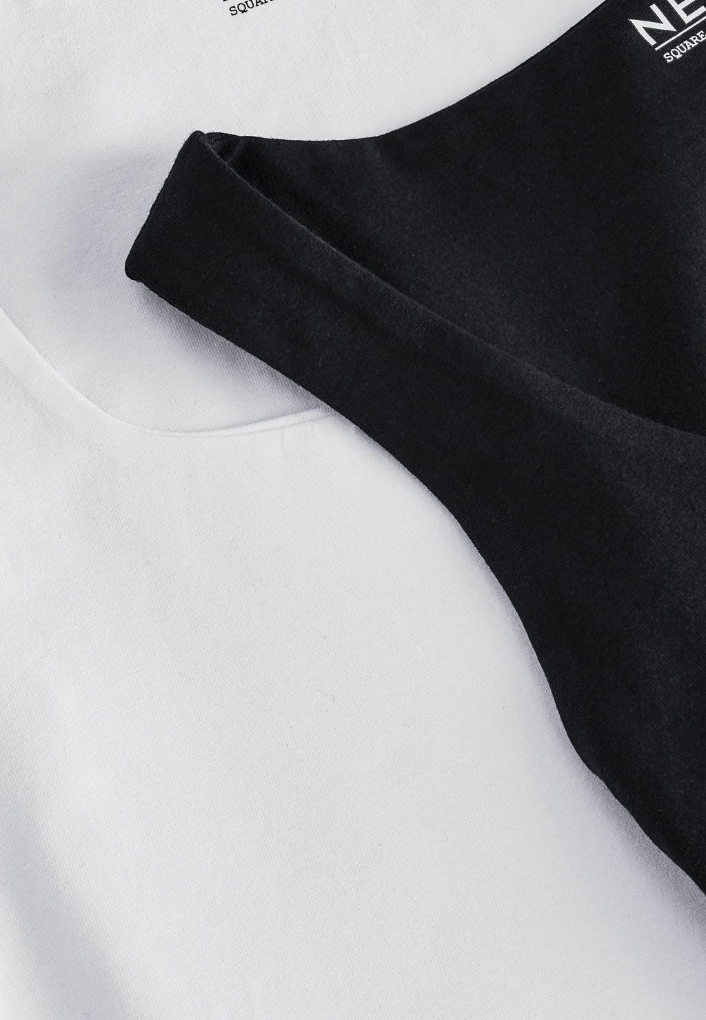 Топ SQUARE NECK 2 PACK   Next, черный — фото 4