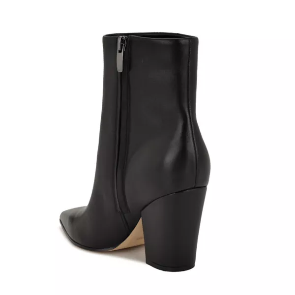 Женские ботильоны Ariza на устойчивом каблуке Nine West, цвет black leather — фото 3