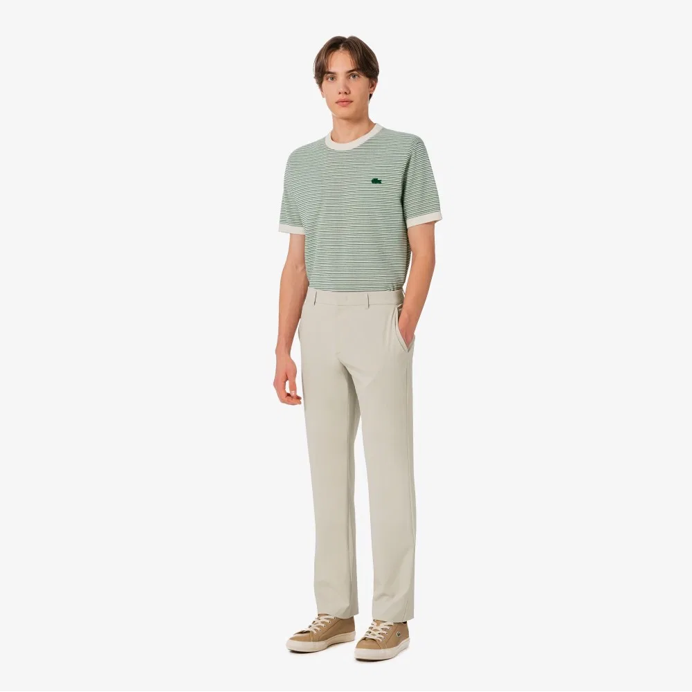 Мужские брюки Ripstop охлаждающие бежевые от Lacoste — фото 4