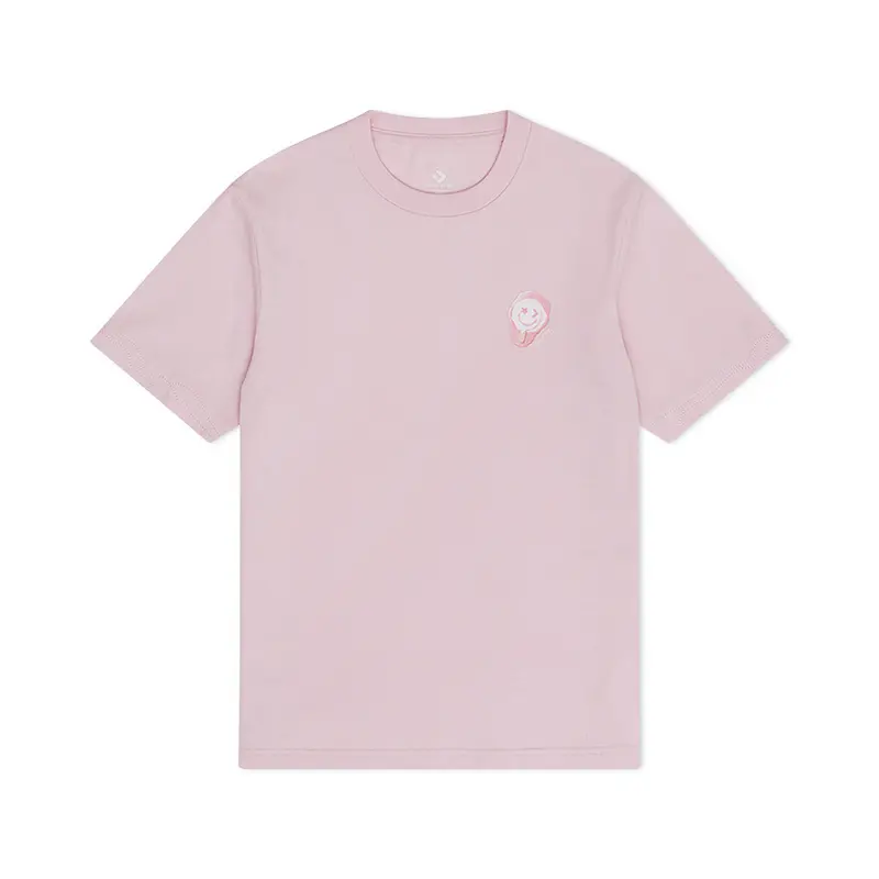 

Converse Футболка SS25 Regular женская розовая, Розовый, Converse Футболка SS25 Regular женская розовая