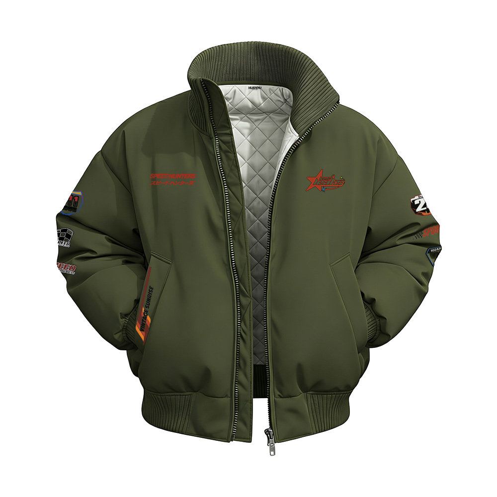 

Пуховик Unisex Stand Collar Thickened HUANQIU, army зеленый[90% duck down]