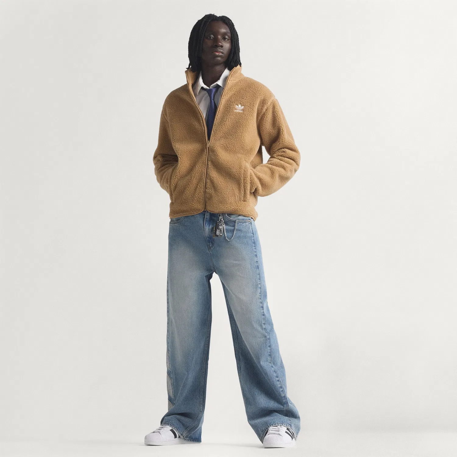 Мужские джинсы Indigo Denim от Adidas — фото 2