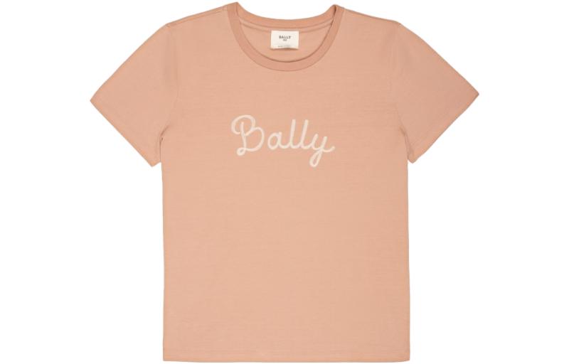 

BALLY Женская футболка SS22 розового цвета