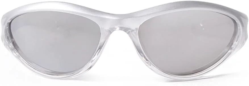 

Серебряные солнцезащитные очки в футуристическом стиле для женщин и мужчин, золотые зеркальные, большие, овальные, спортивные солнцезащитные очки для мужчин VFDHN, C3