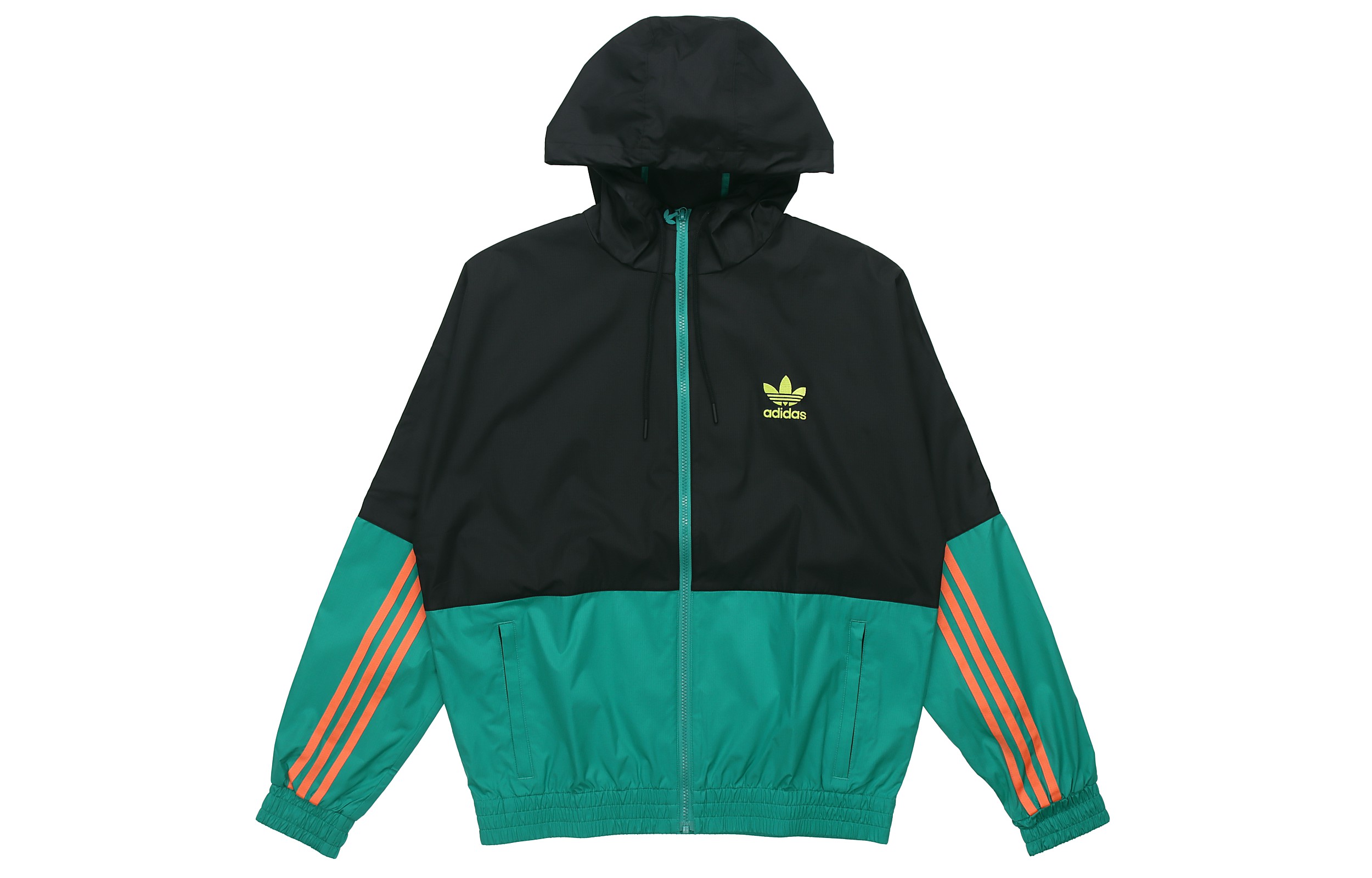 Куртка мужская черная зеленая разноцветная Adidas Originals — фото 2