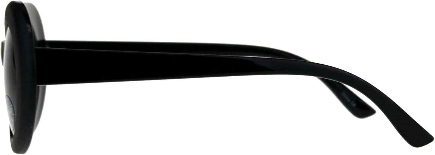 

Женские винтажные модные солнцезащитные очки в овальной оправе, наполовину блестящие, наполовину матовые, с защитой от УФ-излучения UV 400 PASTL, Black (Black)