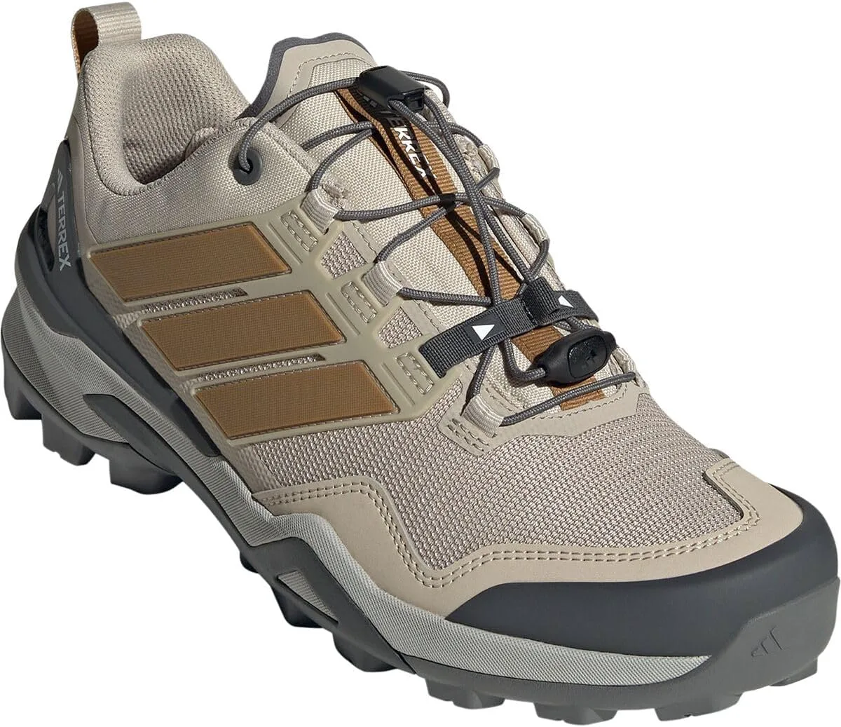 Мужские походные кроссовки Adidas Terrex Skychaser, бежевый/бронзовый/серый — фото 4